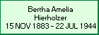 Bertha Amelia Hierholzer